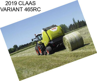 2019 CLAAS VARIANT 465RC