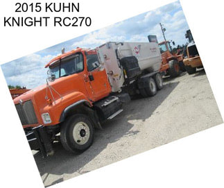 2015 KUHN KNIGHT RC270