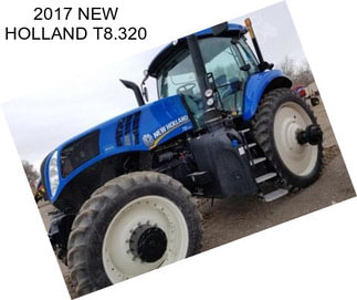 2017 NEW HOLLAND T8.320