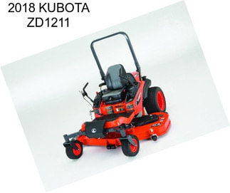 2018 KUBOTA ZD1211