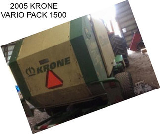 2005 KRONE VARIO PACK 1500