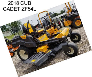 2018 CUB CADET ZF54L