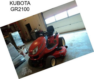 KUBOTA GR2100