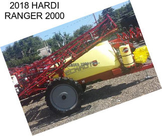 2018 HARDI RANGER 2000