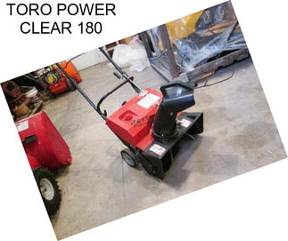 TORO POWER CLEAR 180