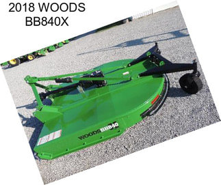 2018 WOODS BB840X