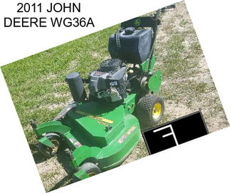 2011 JOHN DEERE WG36A