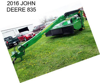 2016 JOHN DEERE 835