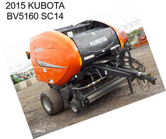 2015 KUBOTA BV5160 SC14