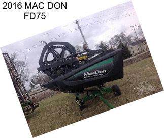 2016 MAC DON FD75