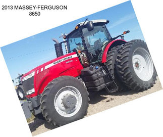 2013 MASSEY-FERGUSON 8650