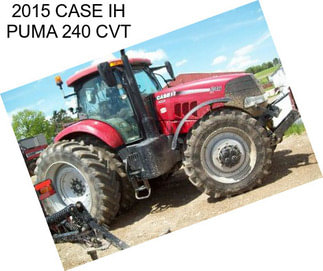 2015 CASE IH PUMA 240 CVT