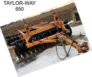 TAYLOR-WAY 650