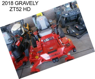 2018 GRAVELY ZT52 HD