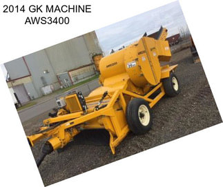 2014 GK MACHINE AWS3400