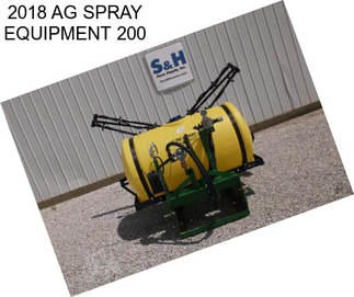 2018 AG SPRAY EQUIPMENT 200