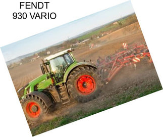 FENDT 930 VARIO