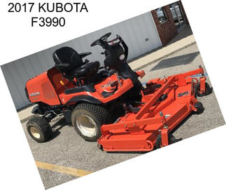 2017 KUBOTA F3990