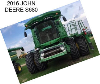 2016 JOHN DEERE S680