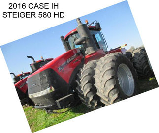 2016 CASE IH STEIGER 580 HD