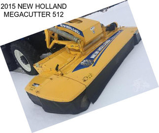 2015 NEW HOLLAND MEGACUTTER 512