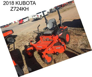 2018 KUBOTA Z724KH