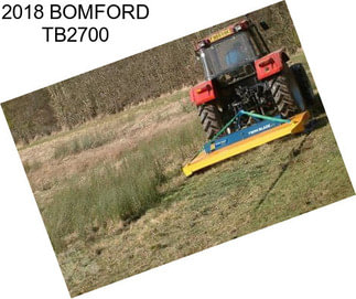 2018 BOMFORD TB2700