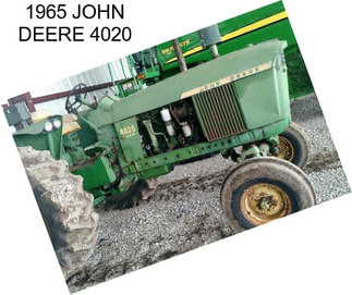 1965 JOHN DEERE 4020