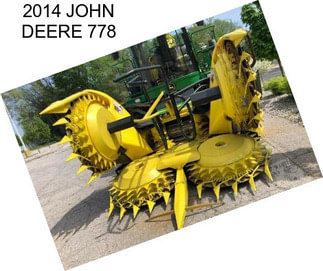 2014 JOHN DEERE 778