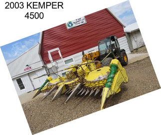 2003 KEMPER 4500