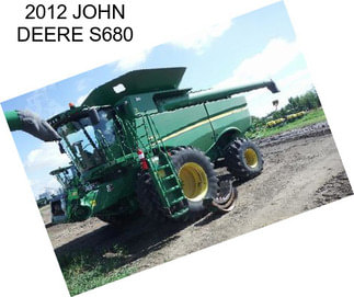 2012 JOHN DEERE S680