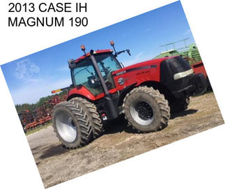 2013 CASE IH MAGNUM 190