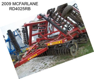 2009 MCFARLANE RD4025RB