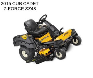 2015 CUB CADET Z-FORCE SZ48