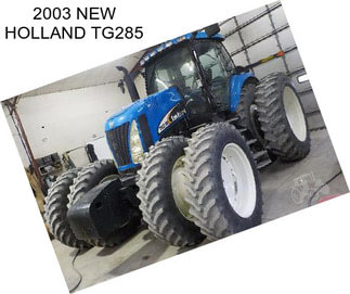 2003 NEW HOLLAND TG285