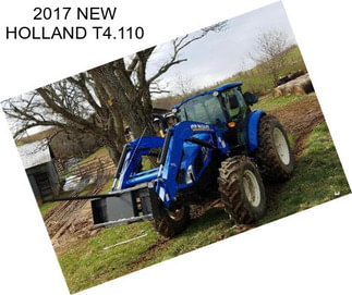 2017 NEW HOLLAND T4.110