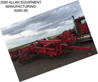 2000 ALLAN EQUIPMENT MANUFACTURING AWR-2R