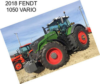 2018 FENDT 1050 VARIO