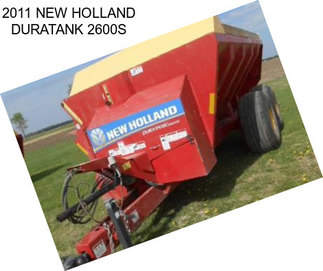2011 NEW HOLLAND DURATANK 2600S
