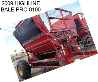 2009 HIGHLINE BALE PRO 8100