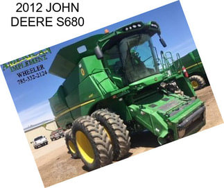 2012 JOHN DEERE S680