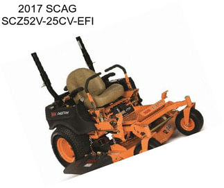 2017 SCAG SCZ52V-25CV-EFI