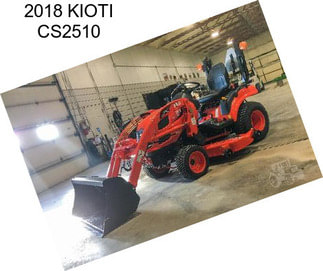 2018 KIOTI CS2510