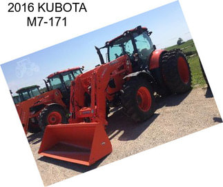 2016 KUBOTA M7-171