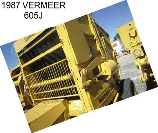 1987 VERMEER 605J