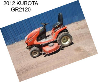 2012 KUBOTA GR2120