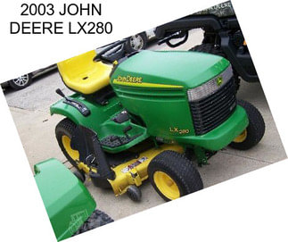 2003 JOHN DEERE LX280