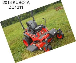 2018 KUBOTA ZD1211