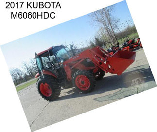 2017 KUBOTA M6060HDC