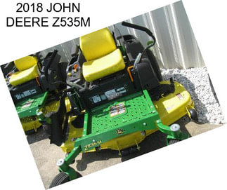 2018 JOHN DEERE Z535M